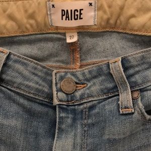 Paige skyline ankle peg jeans